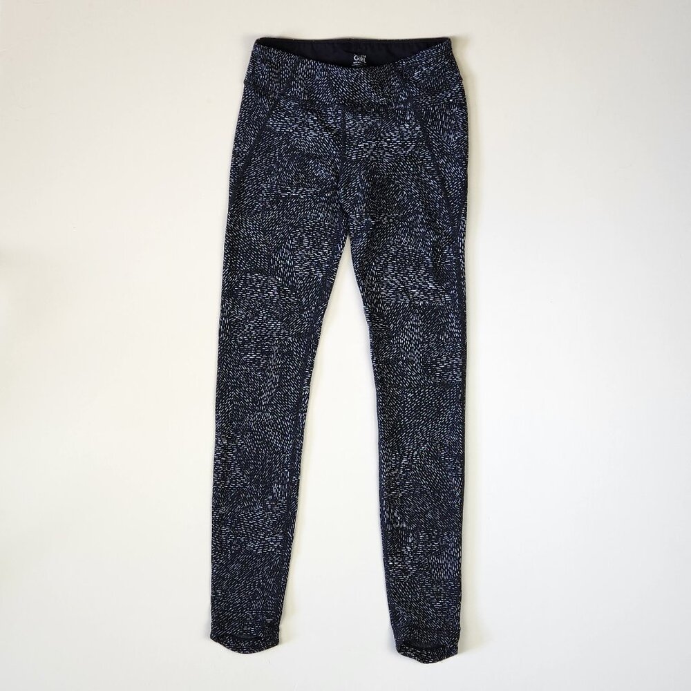 Athleta Girl Patterned Run With It Tights Leggings sz L/12